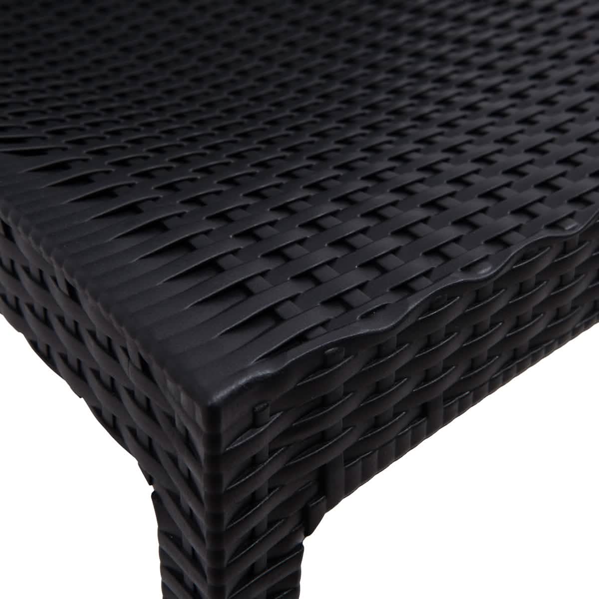 Mace Patio Outdoor Dining Chair with Weave Design in Polypropylene