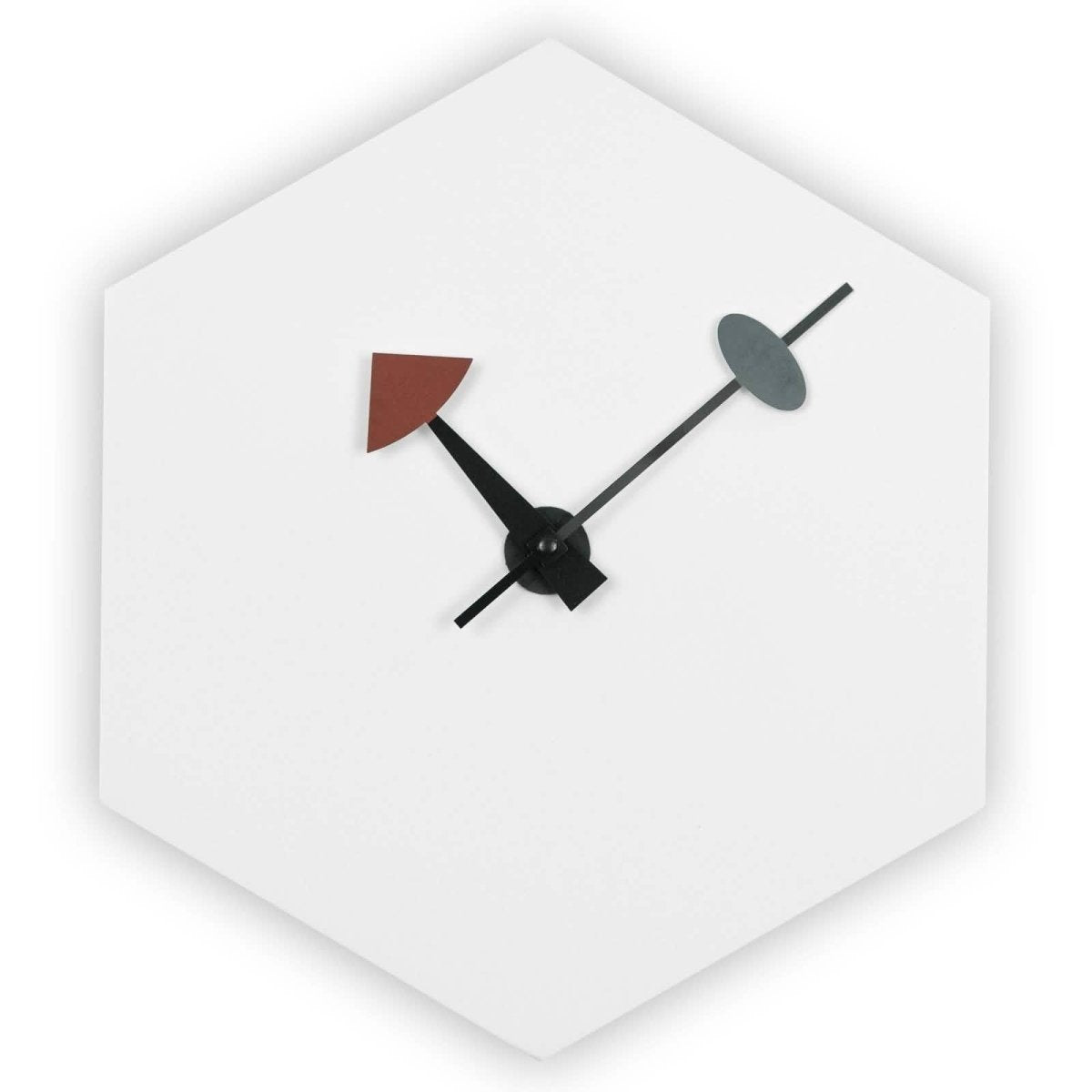 Manchester Modern hexagon Silent Non - Ticking Wall Clock