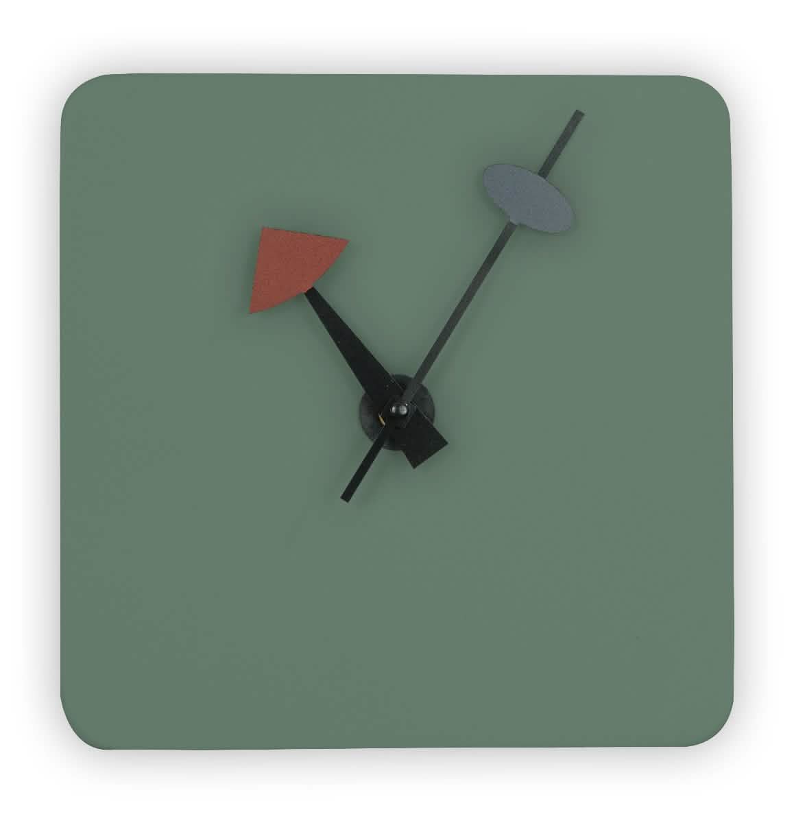 Manchester Modern Square Silent Non - Ticking Wall Clock