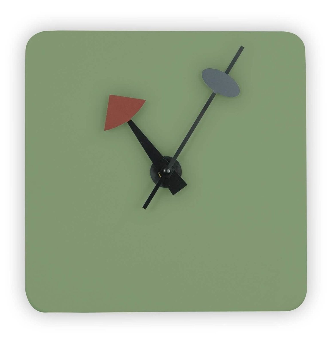 Manchester Modern Square Silent Non - Ticking Wall Clock