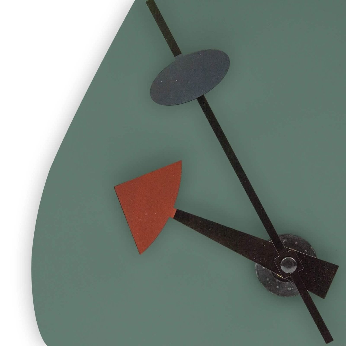Manchester Modern Tear - Drop Silent Non - Ticking Wall Clock