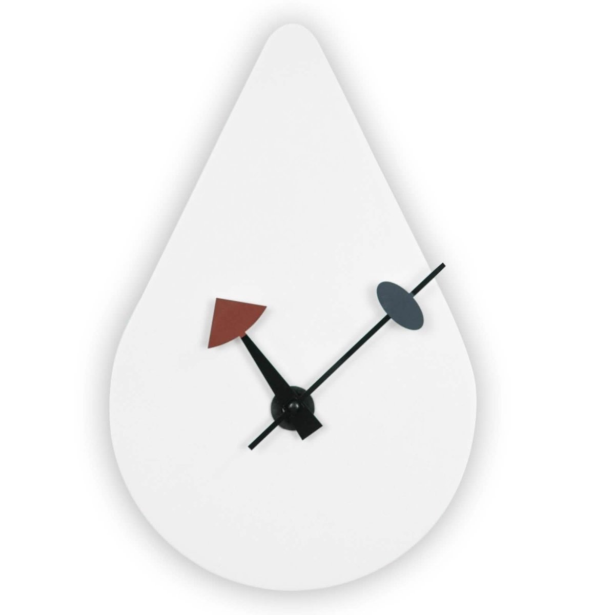 Manchester Modern Tear - Drop Silent Non - Ticking Wall Clock