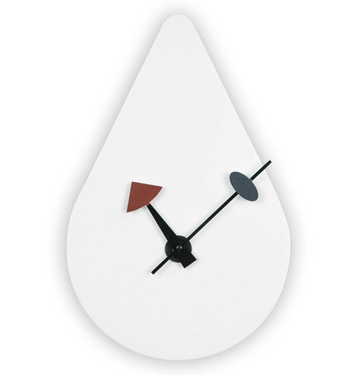 Manchester Modern Tear - Drop Silent Non - Ticking Wall Clock