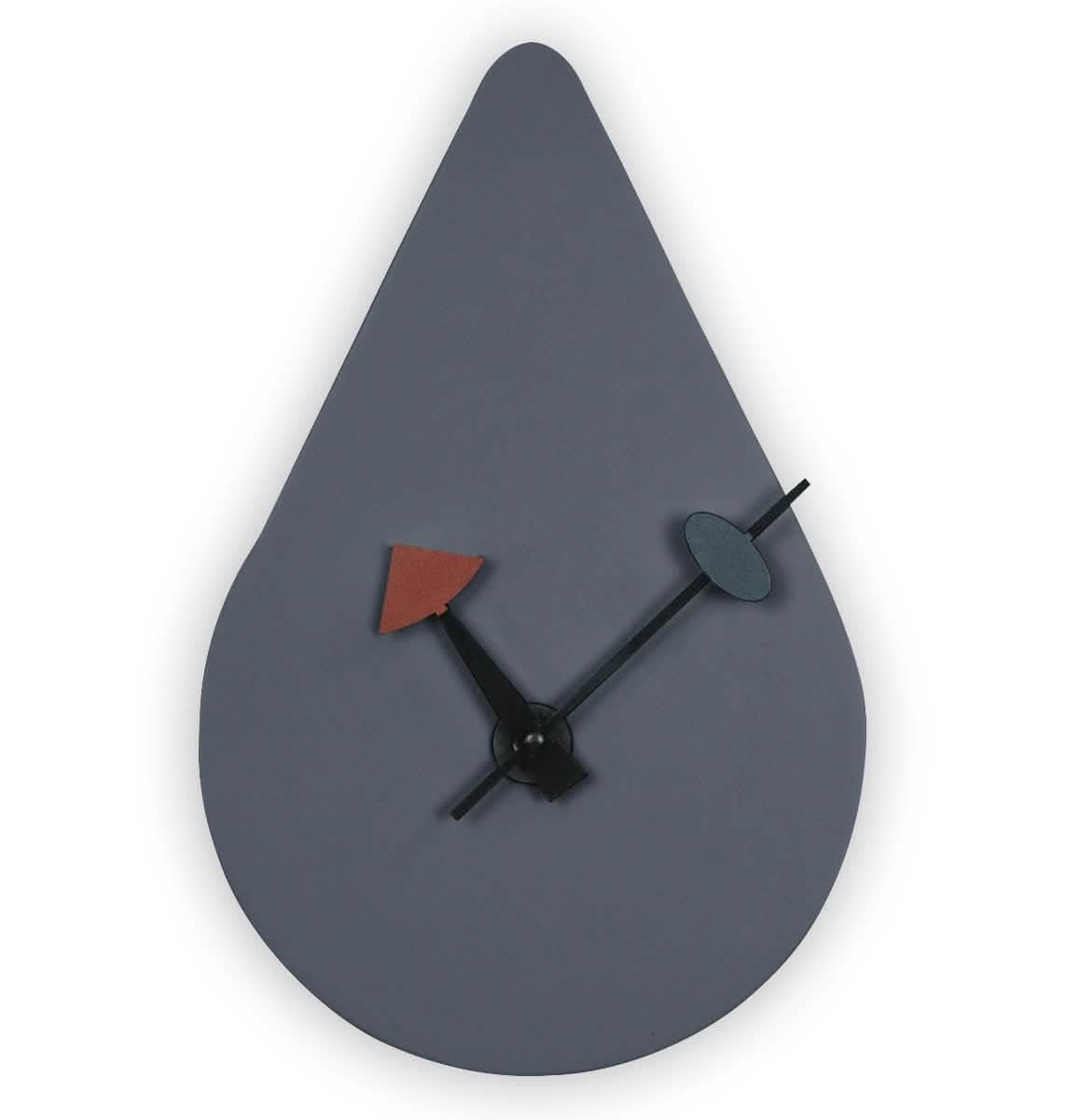 Manchester Modern Tear - Drop Silent Non - Ticking Wall Clock
