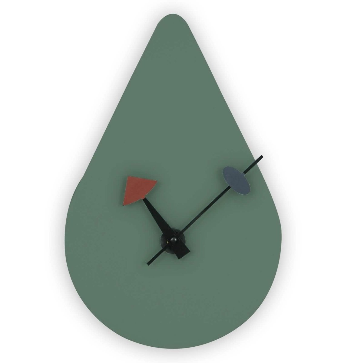 Manchester Modern Tear - Drop Silent Non - Ticking Wall Clock