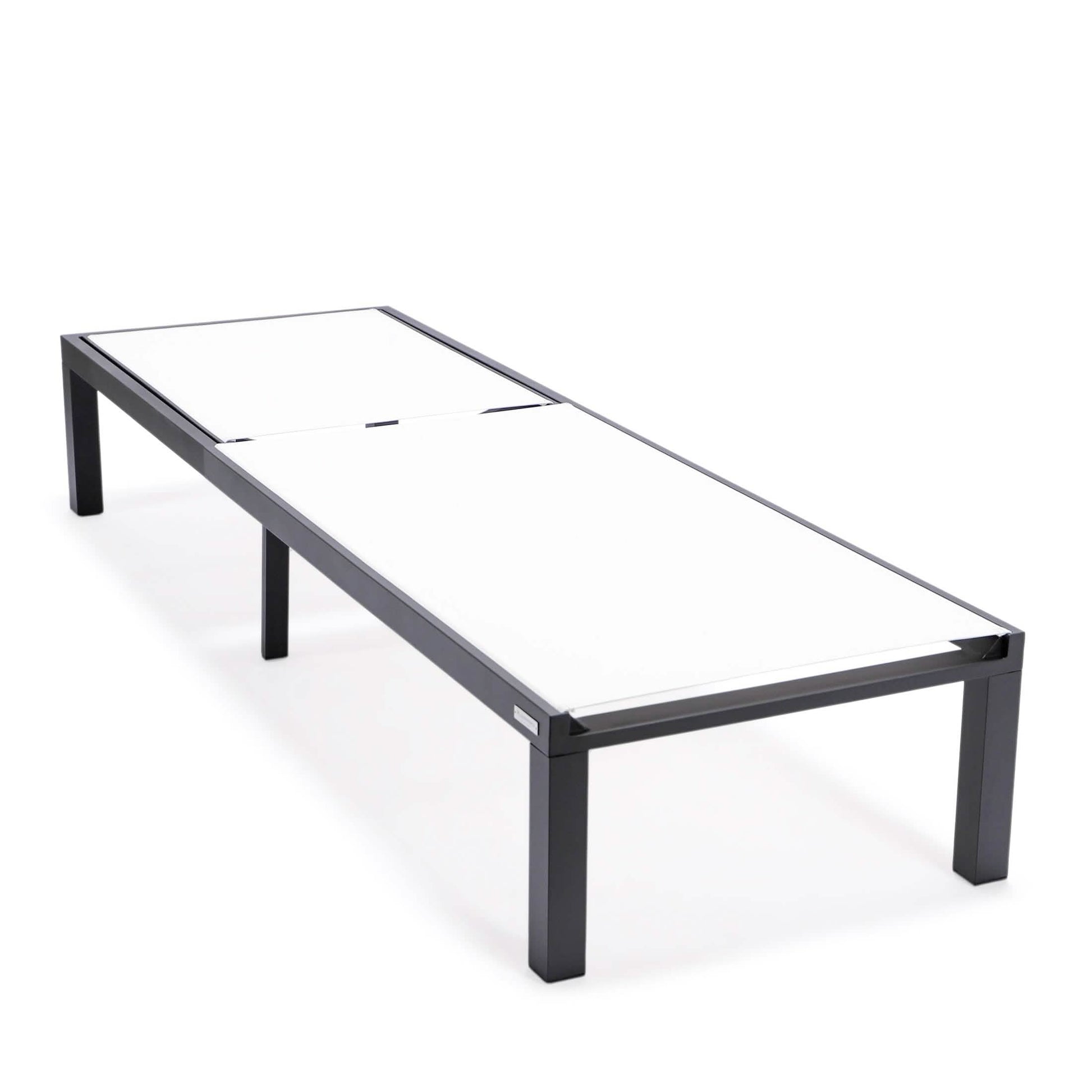 Marlin Aluminum Outdoor Chaise Lounge Chair with Sling Fabric Seat