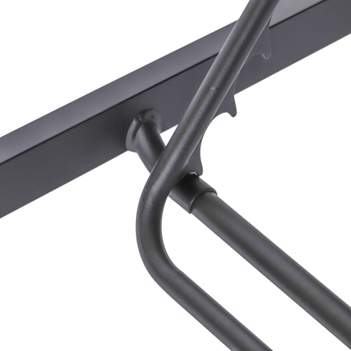 Marlin Patio Chaise Lounge Chair with Black Aluminum Frame, Set of 2