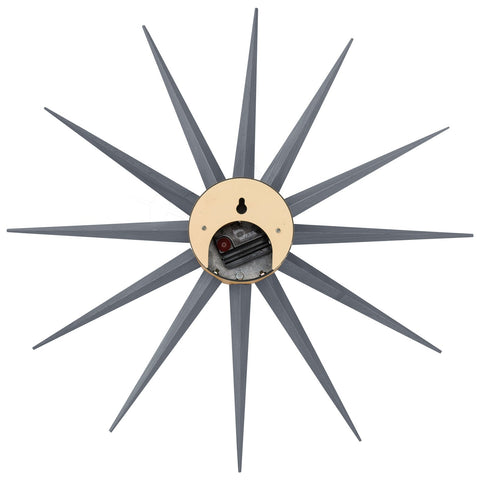 Maxi Modern Design Metal Star Silent Non-Ticking Wall Clock