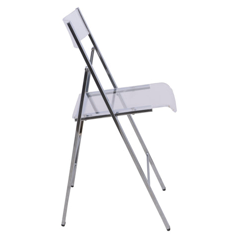 Menno Modern Acrylic Folding Chair