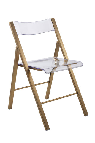 Menno Modern Acrylic Folding Chair