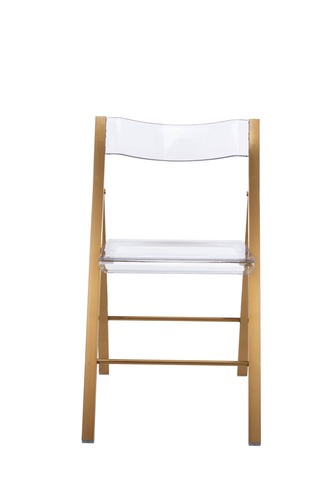 Menno Modern Acrylic Folding Chair