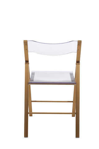 Menno Modern Acrylic Folding Chair