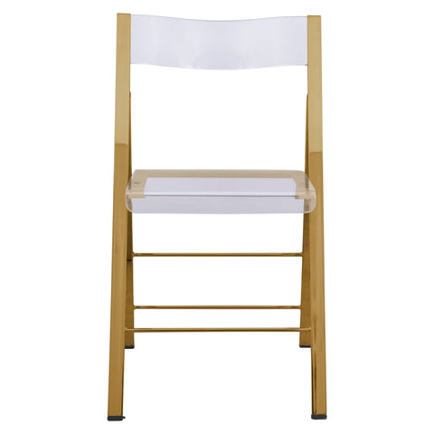 Menno Modern Acrylic Folding Chair