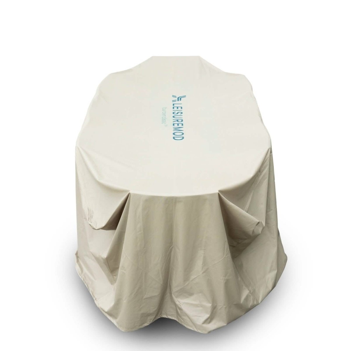 Mid-Century Modern Chelsea Rectangular Outdoor Furniture Rain Cover for 63" and 87" Patio Dining Set 63 Inch Dining Set Leisuremod
