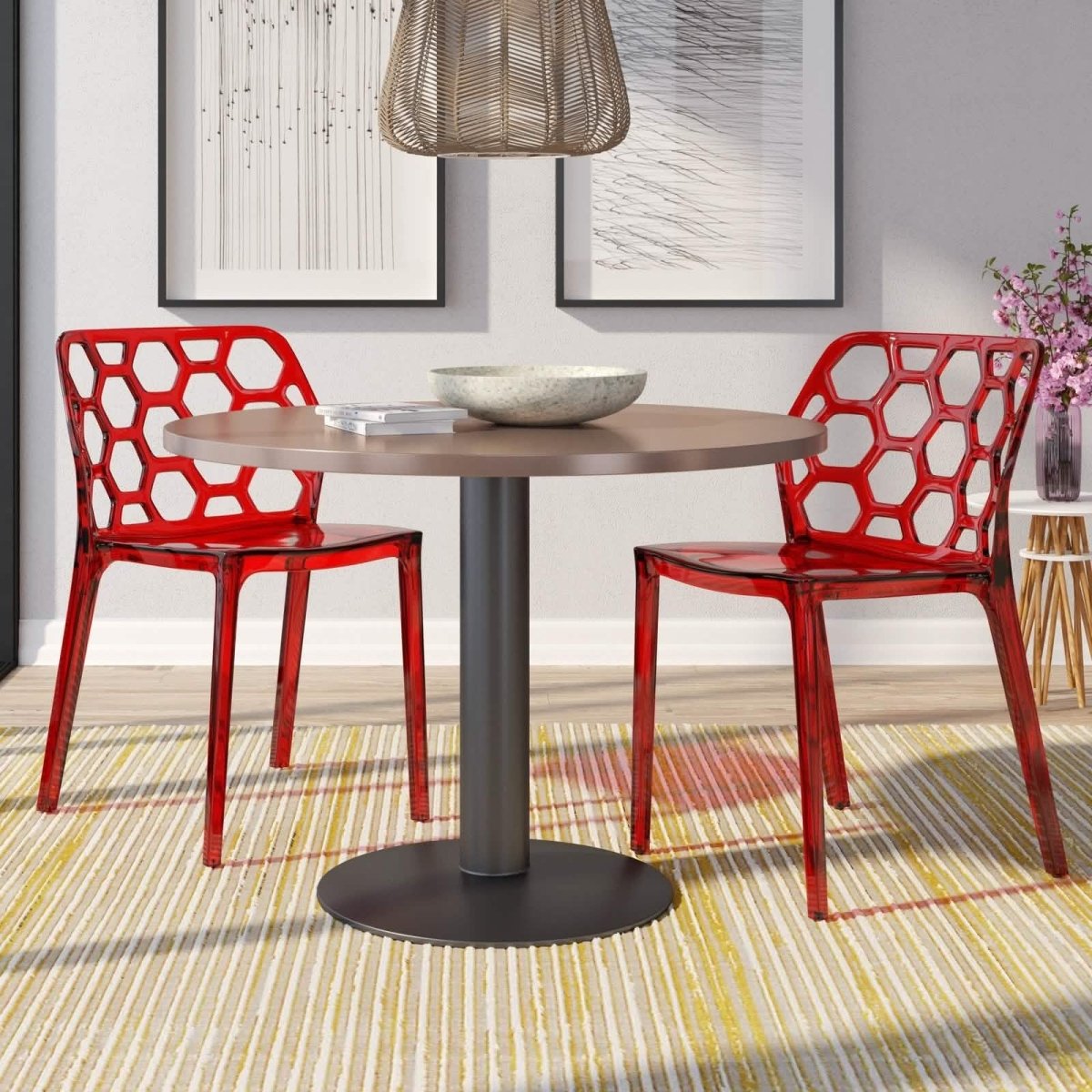 Modern Dynamic Dining Chair Set of 2
