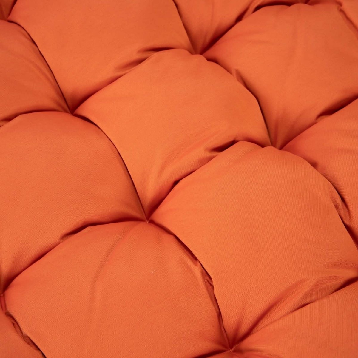 Modern Upholstered 2 Person Hanging Egg Swing Chair Cushion with Headrest