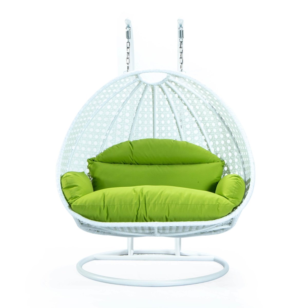 Modern Wicker Hanging Double Seater Egg Swing Chair
