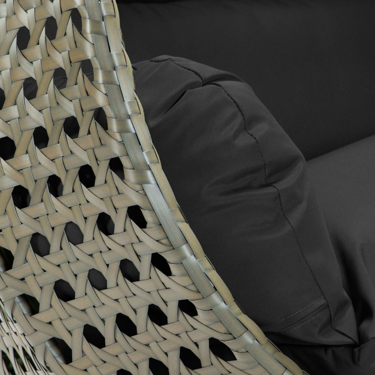 Modern Wicker Hanging Double Seater Egg Swing Chair