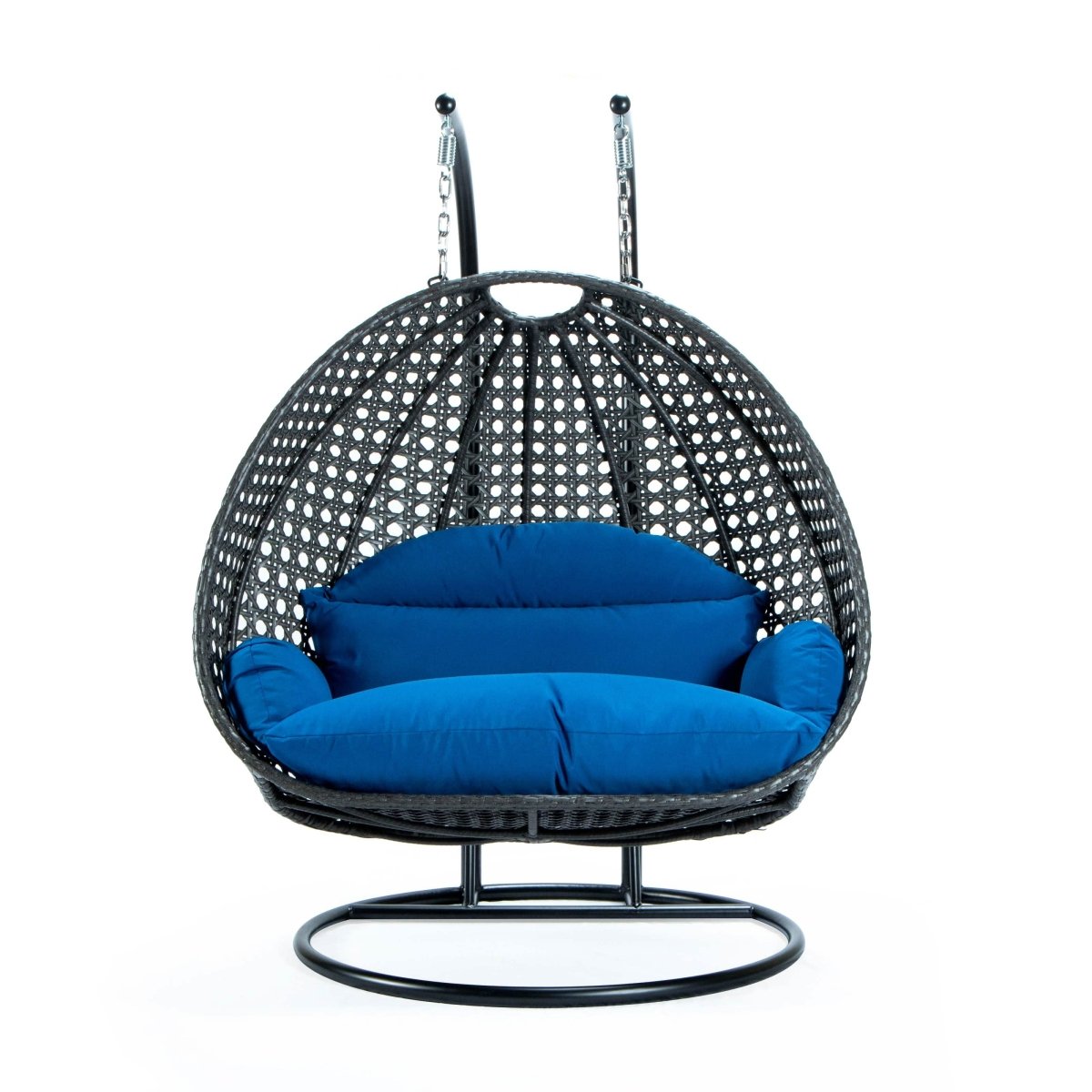 Modern Wicker Hanging Double Seater Egg Swing Chair