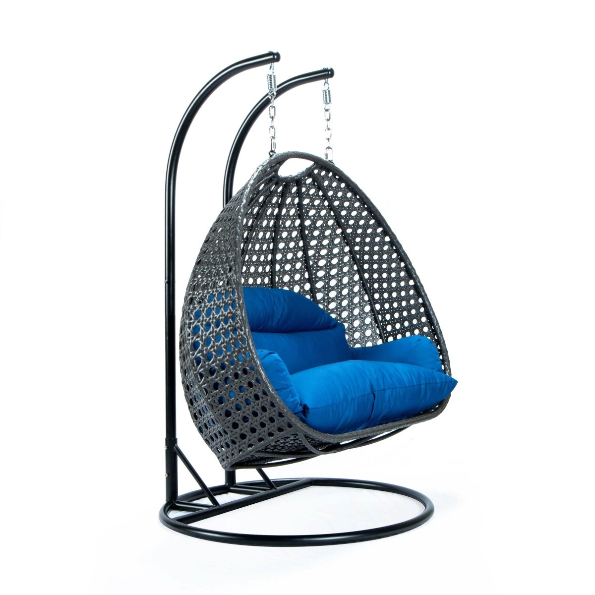 Modern Wicker Hanging Double Seater Egg Swing Chair