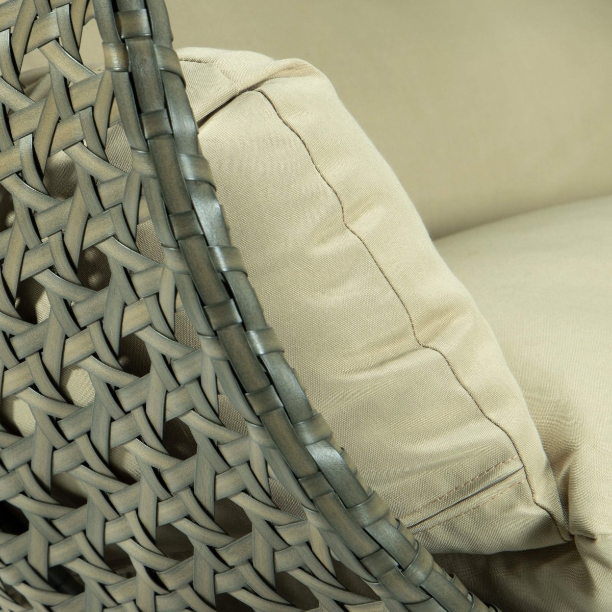 Modern Wicker Hanging Double Seater Egg Swing Chair