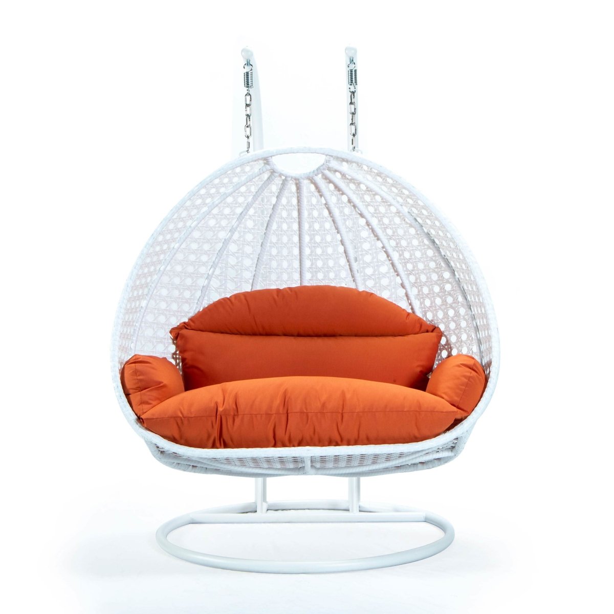 Modern Wicker Hanging Double Seater Egg Swing Chair