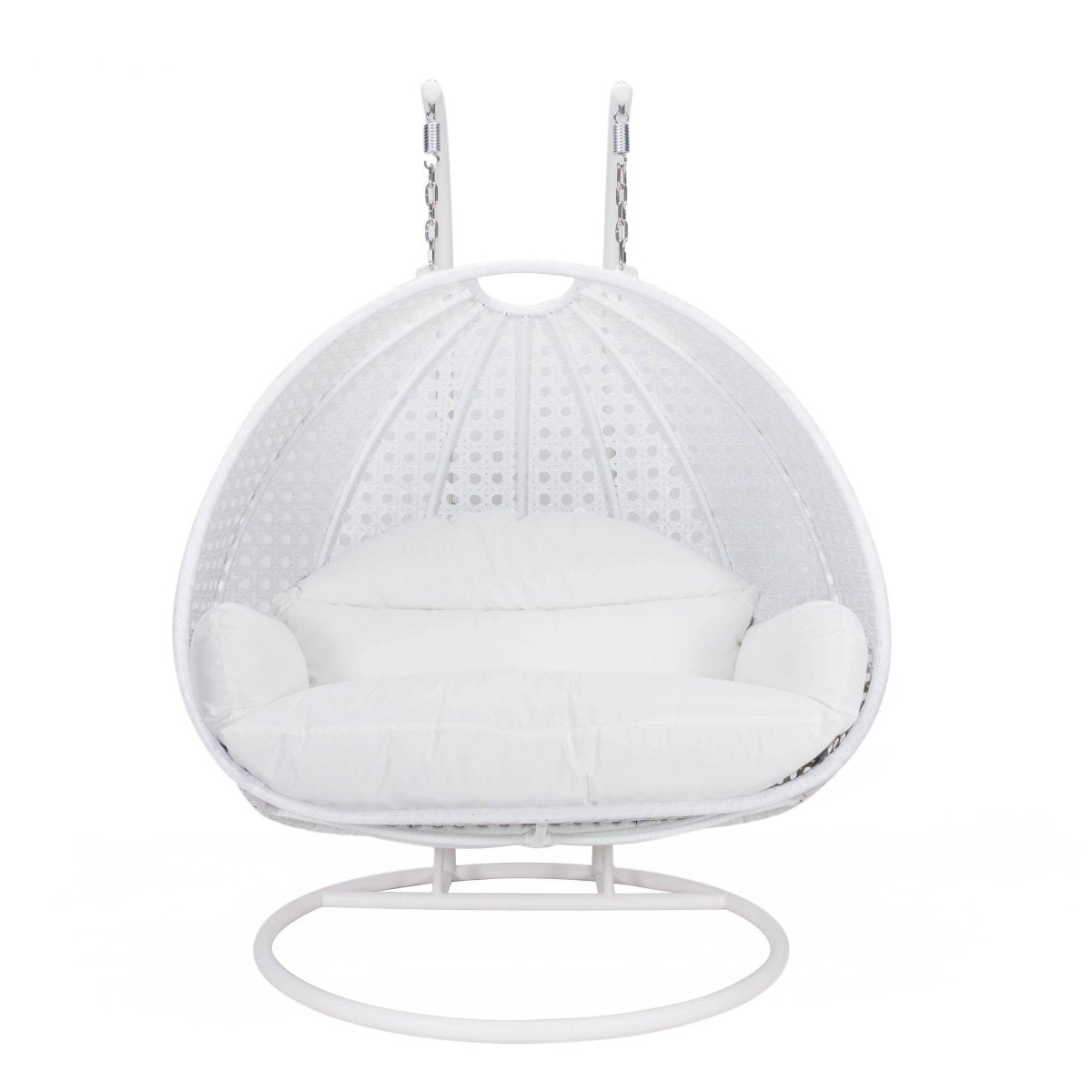 Modern Wicker Hanging Double Seater Egg Swing Chair