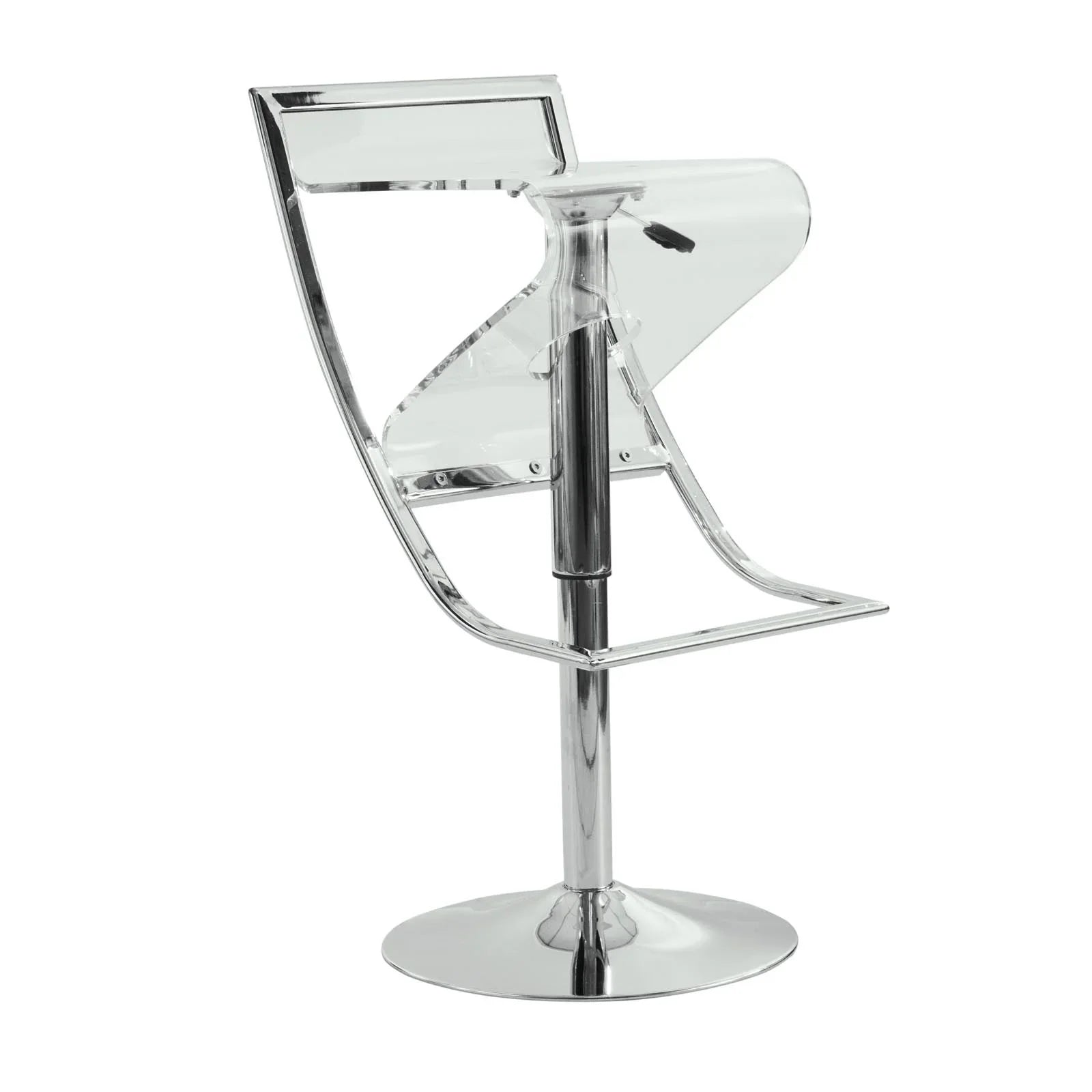 Napoli Transparent Acrylic Bar/Counter Stool - Elax Furniture