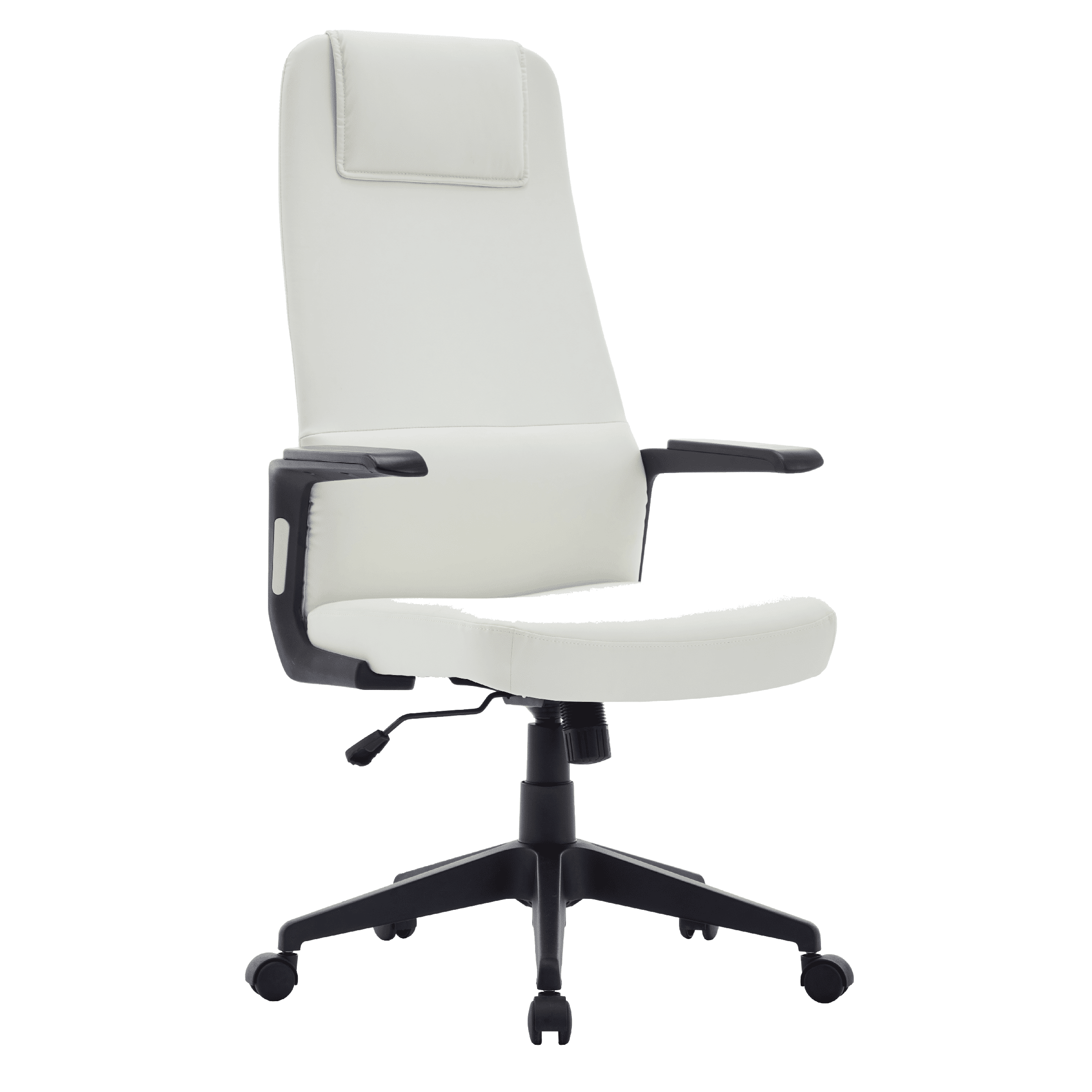 Nexa High - Back Conference Office Chair in Leather/Polyester Adjustable Height Swivel and Tilt
