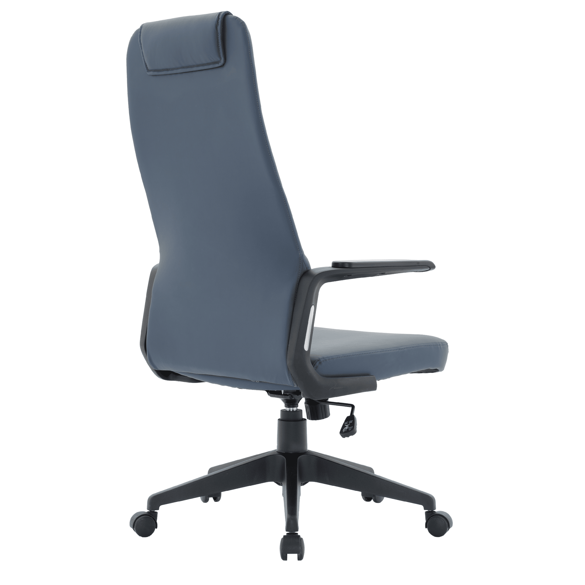 Nexa High - Back Conference Office Chair in Leather/Polyester Adjustable Height Swivel and Tilt