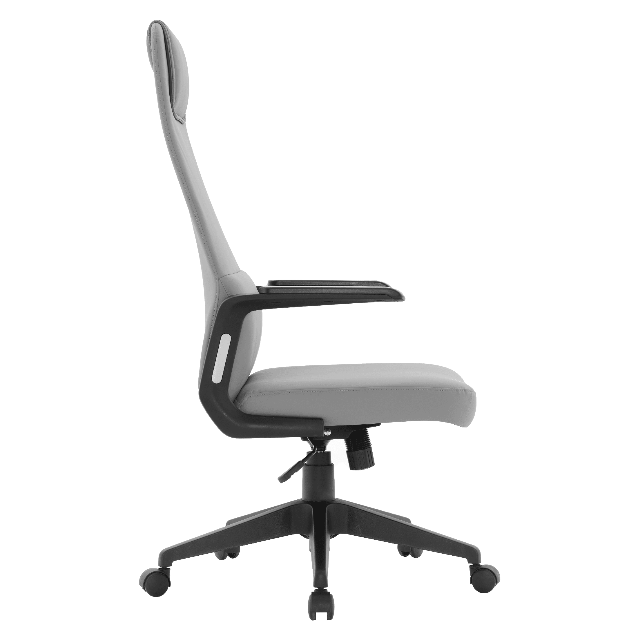 Nexa High - Back Conference Office Chair in Leather/Polyester Adjustable Height Swivel and Tilt