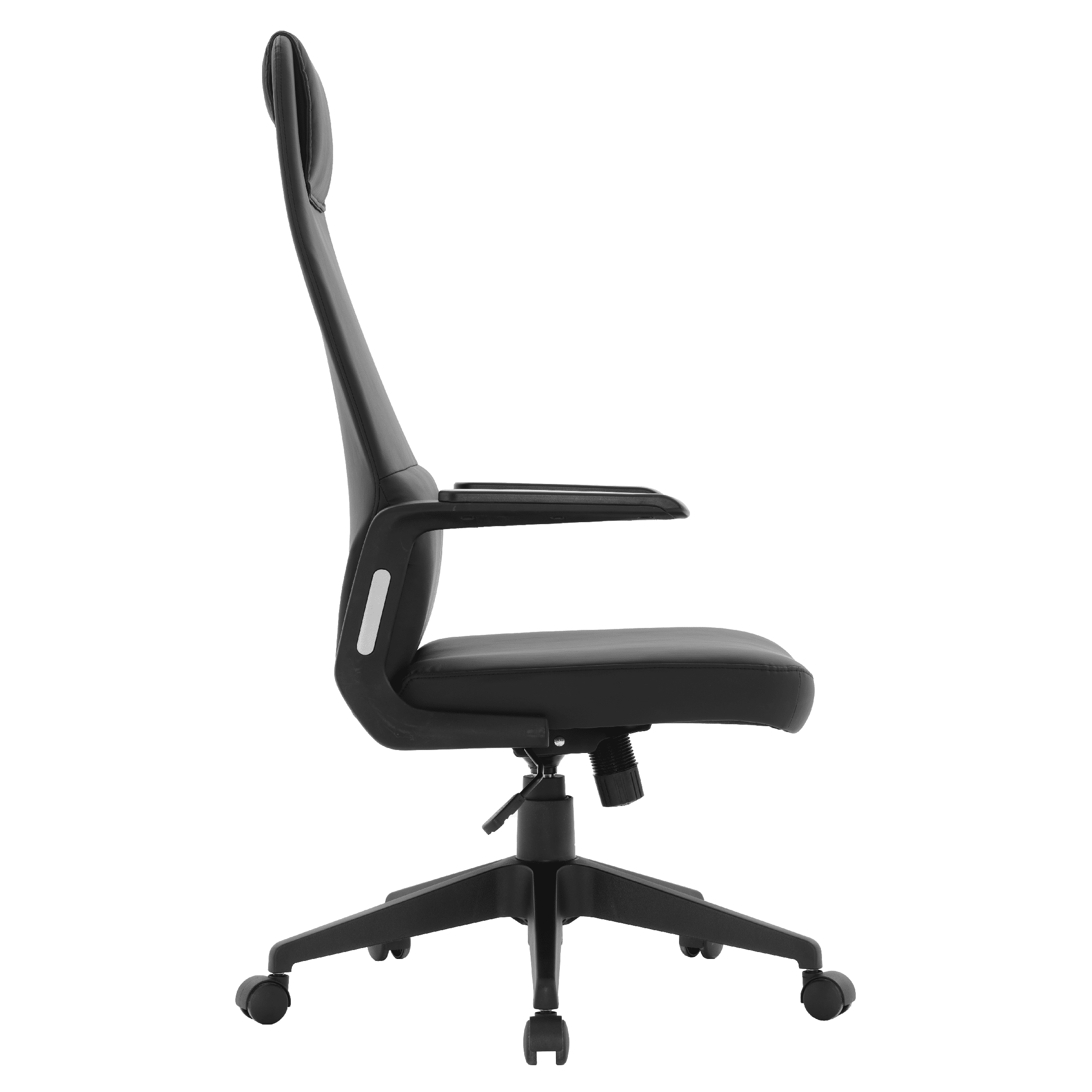 Nexa High - Back Conference Office Chair in Leather/Polyester Adjustable Height Swivel and Tilt