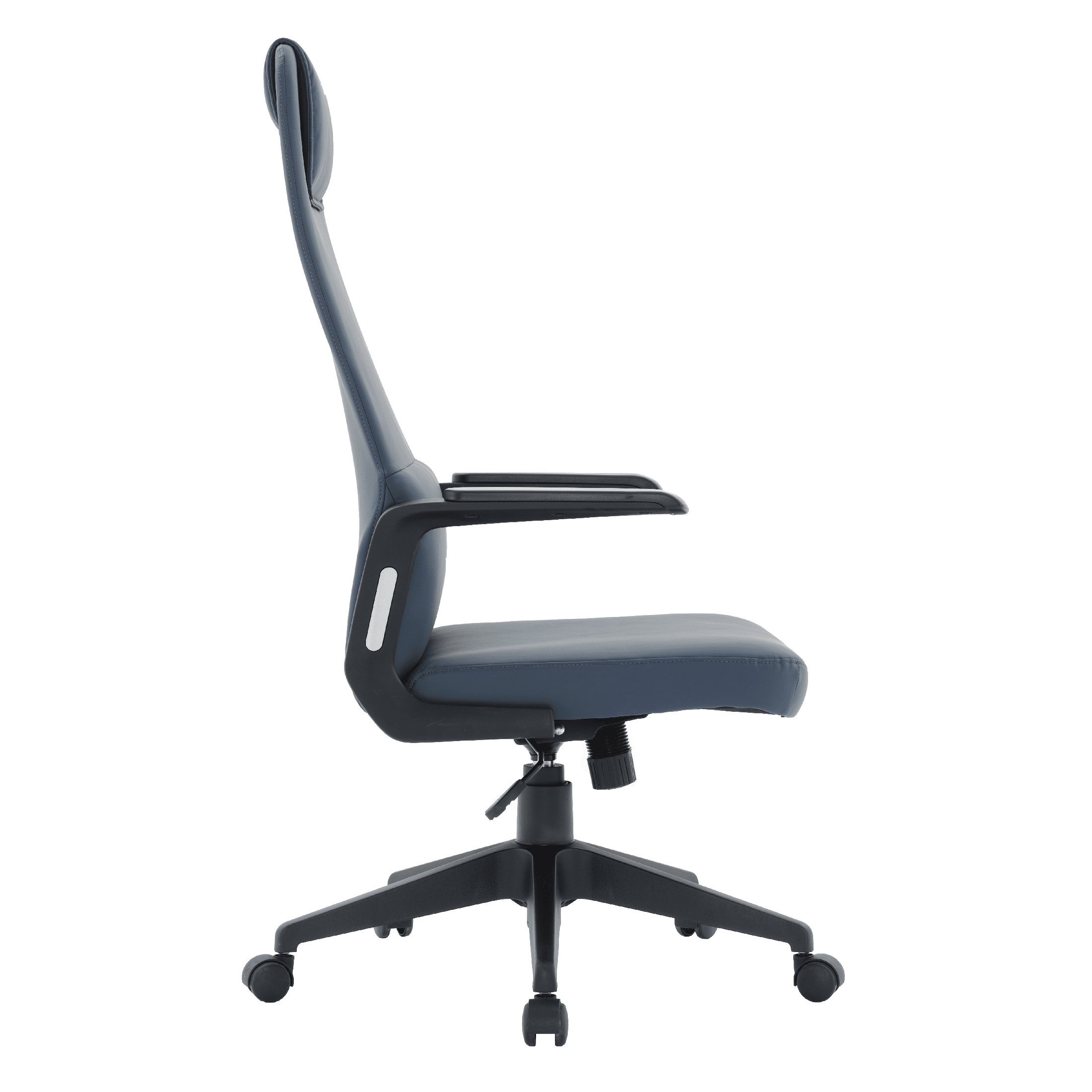 Nexa High - Back Conference Office Chair in Leather/Polyester Adjustable Height Swivel and Tilt