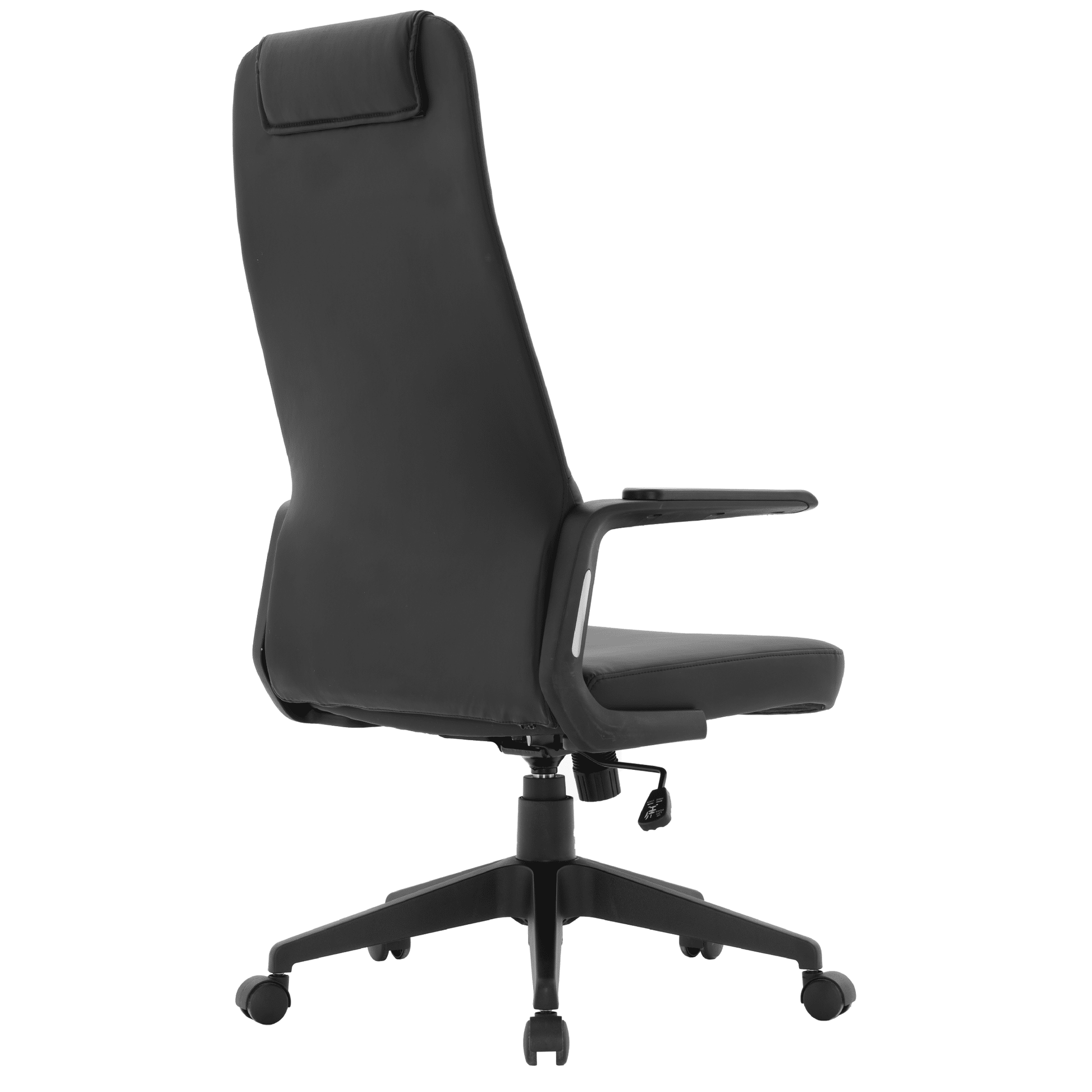 Nexa High - Back Conference Office Chair in Leather/Polyester Adjustable Height Swivel and Tilt