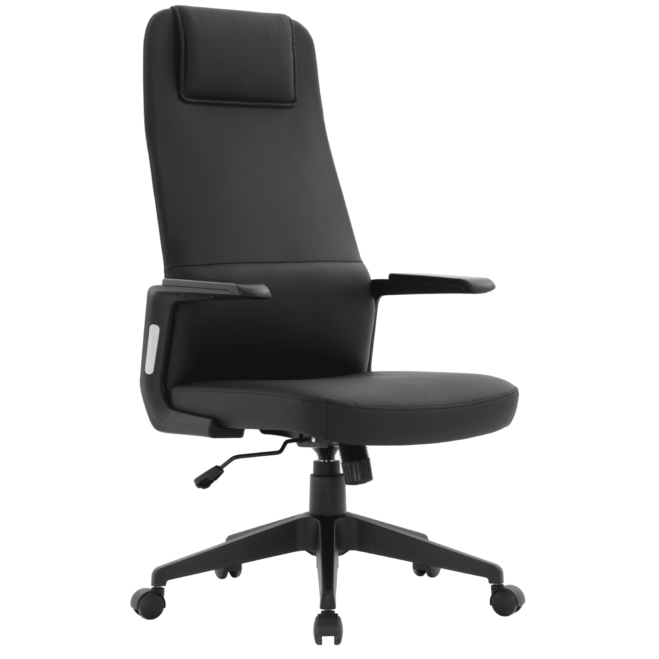 Nexa High - Back Conference Office Chair in Leather/Polyester Adjustable Height Swivel and Tilt