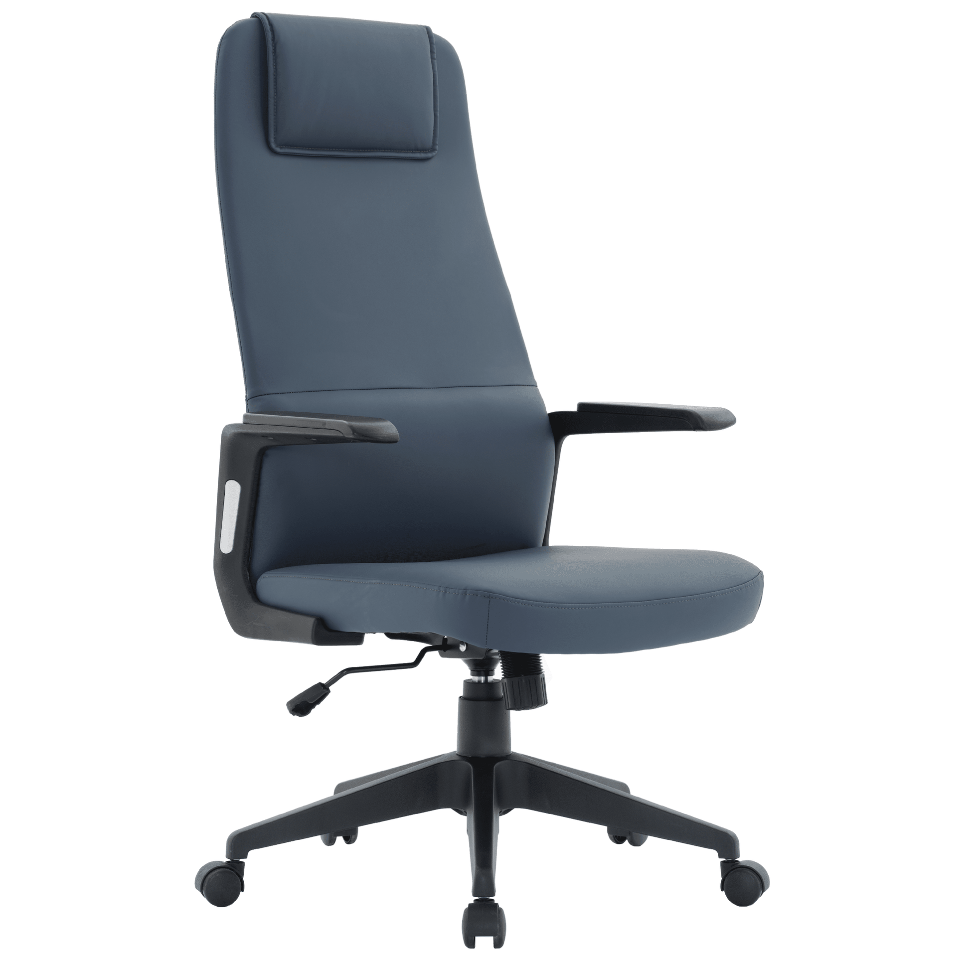 Nexa High - Back Conference Office Chair in Leather/Polyester Adjustable Height Swivel and Tilt