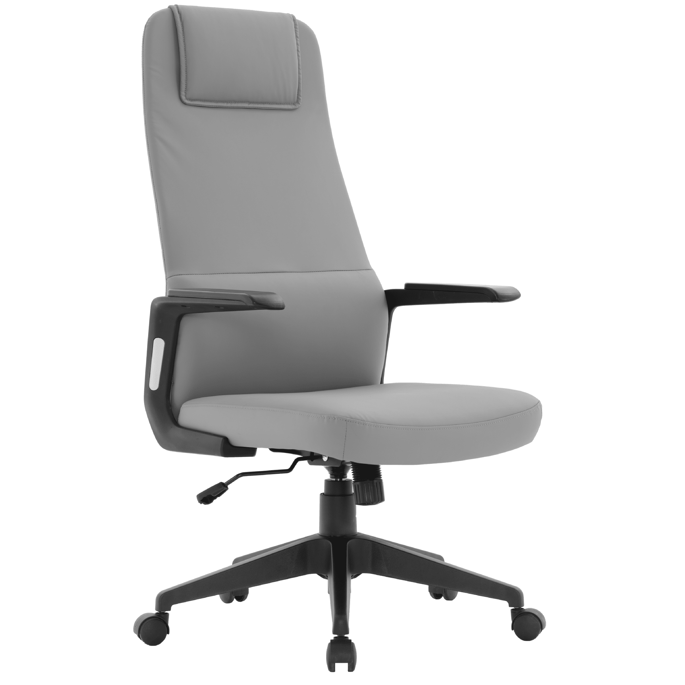 Nexa High - Back Conference Office Chair in Leather/Polyester Adjustable Height Swivel and Tilt