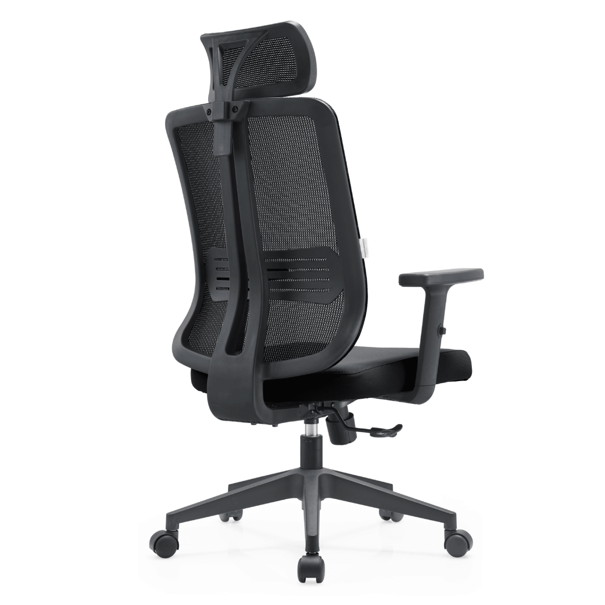 Nift Adjustable Upholstered Office Chair with Foam Filled Seat and Mesh Back and Headrest