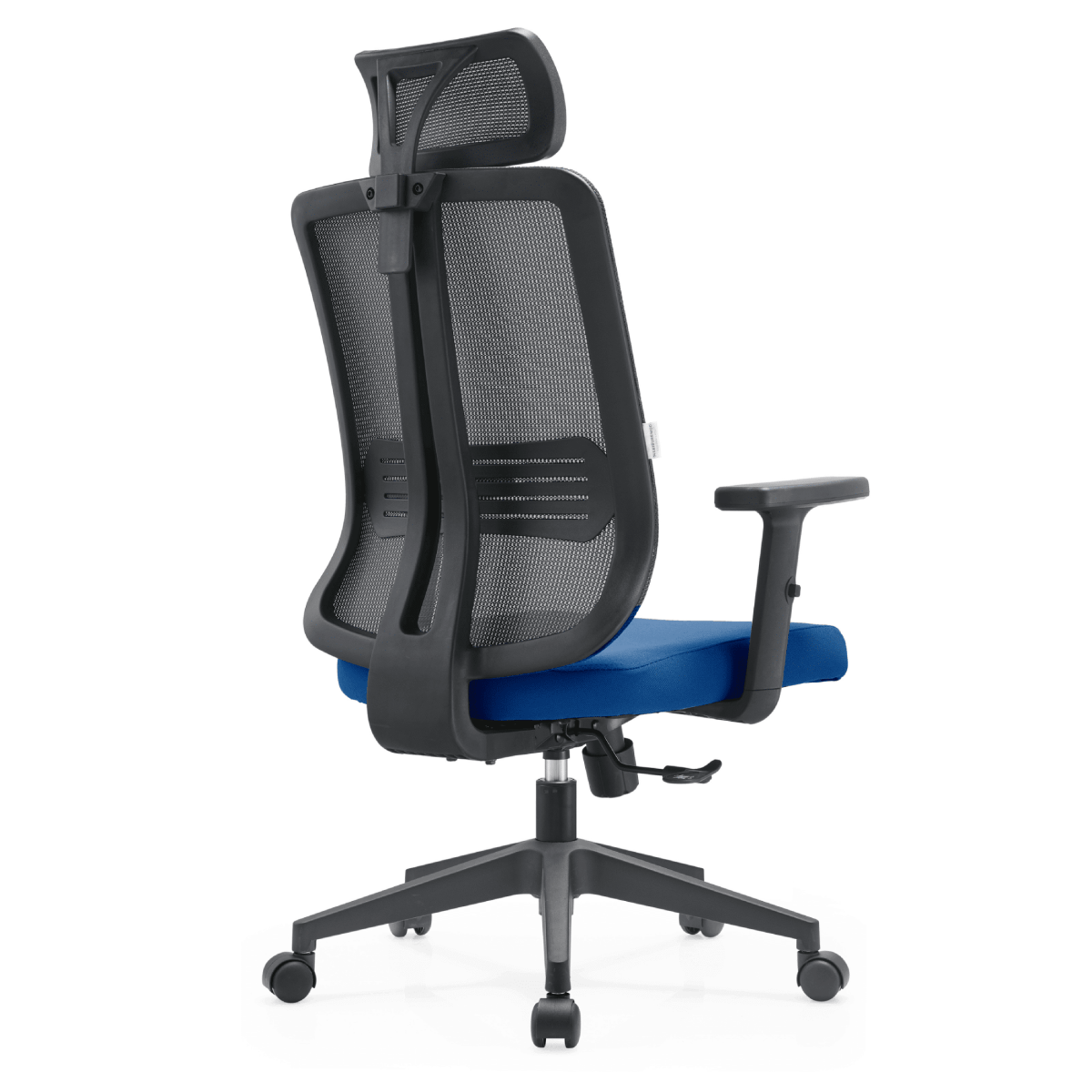 Nift Adjustable Upholstered Office Chair with Foam Filled Seat and Mesh Back and Headrest