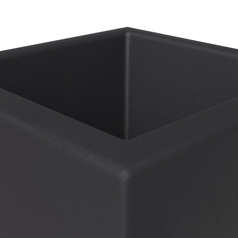 Orna Fiberstone and MgO Clay Weather-Resistant Tapered Square Planter for Home and Garden