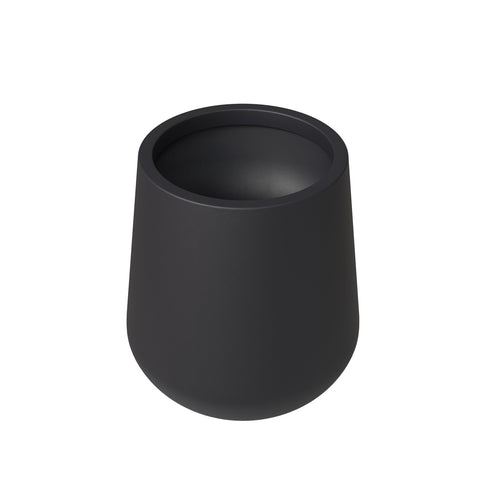 Orchid Modern Tapered Round Planter Pot in Fiberstone and Clay Weather Resistant Design