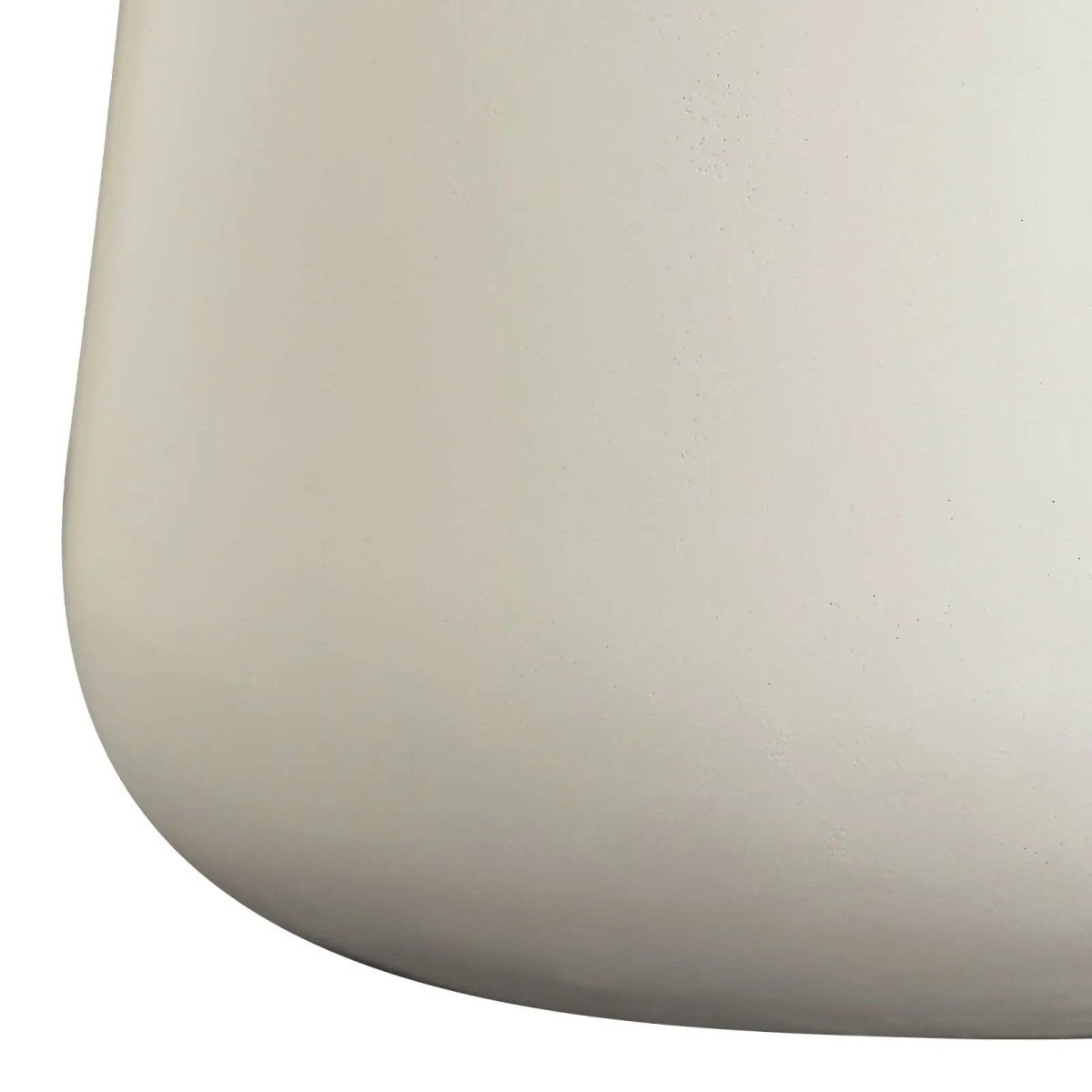 Orunel Modern Round Fiberstone Side Table with Hidden Storage – Indoor Outdoor Accent Table White Side Table LeisureMod