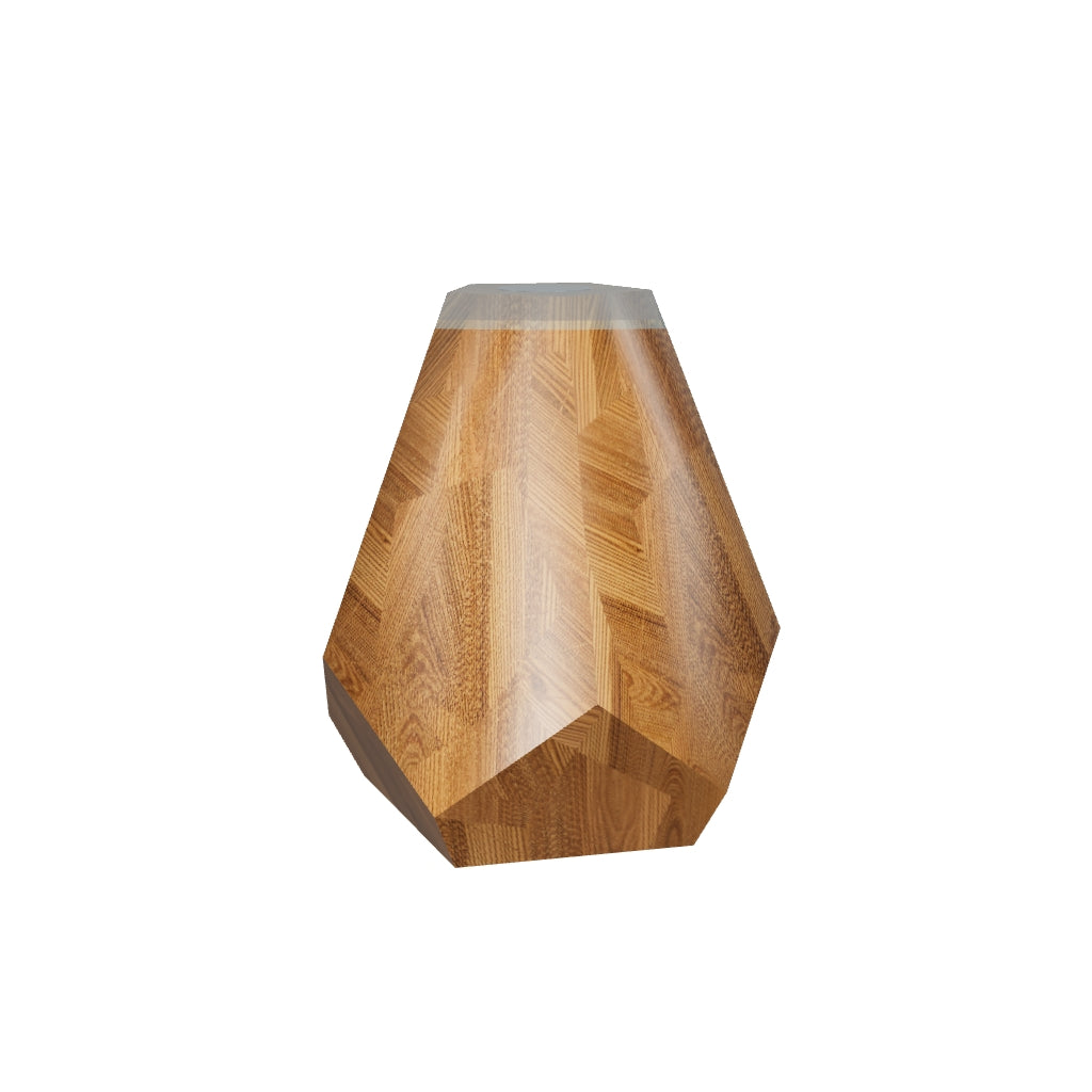 Nebo Modern Dining Table in Walnut Base with Glass/Sintered Stone Table Top