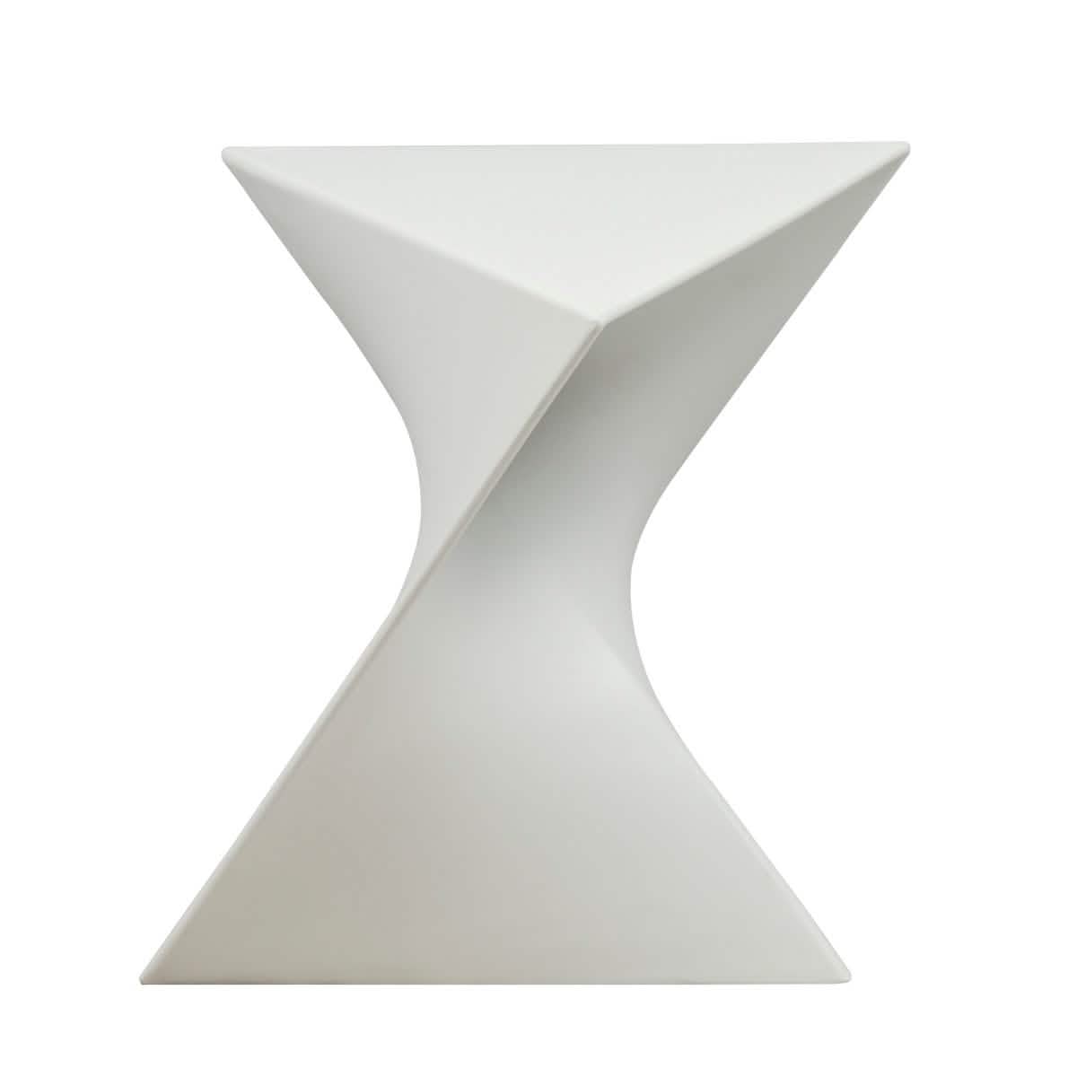 Randolph Triangular Accent Side Table in ABS/PC Plastic