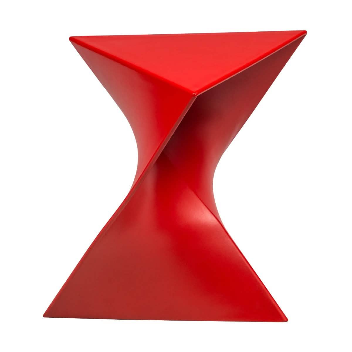 Randolph Triangular Accent Side Table in ABS/PC Plastic