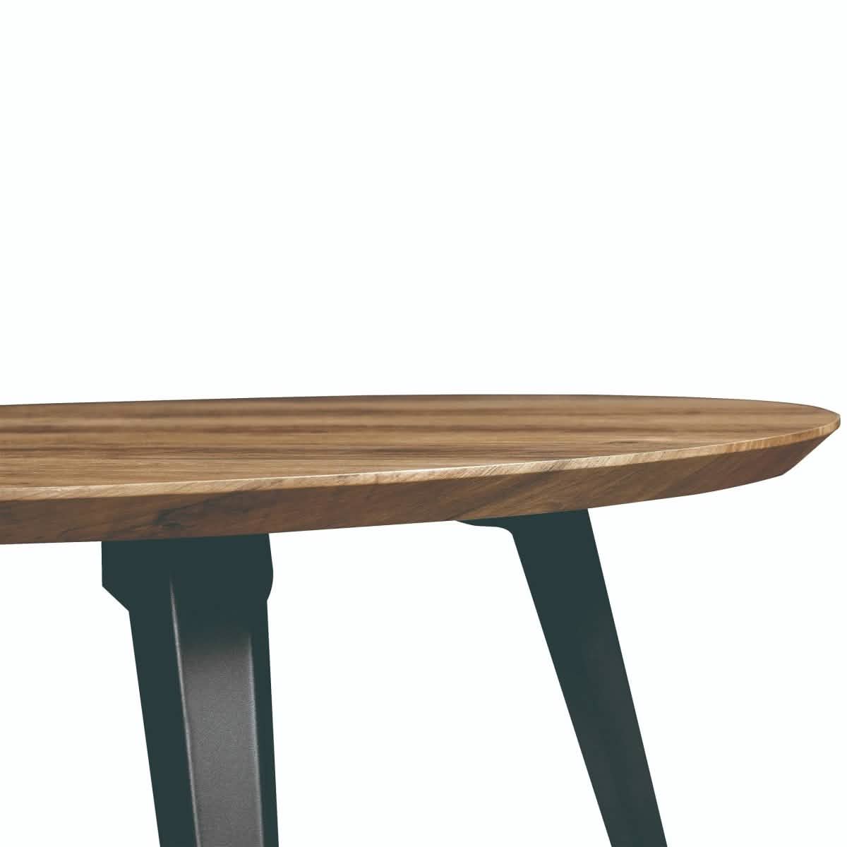 Ravenna 5 - Piece Dining Set 47" Round Dining Table 4 Leather Dining Chairs