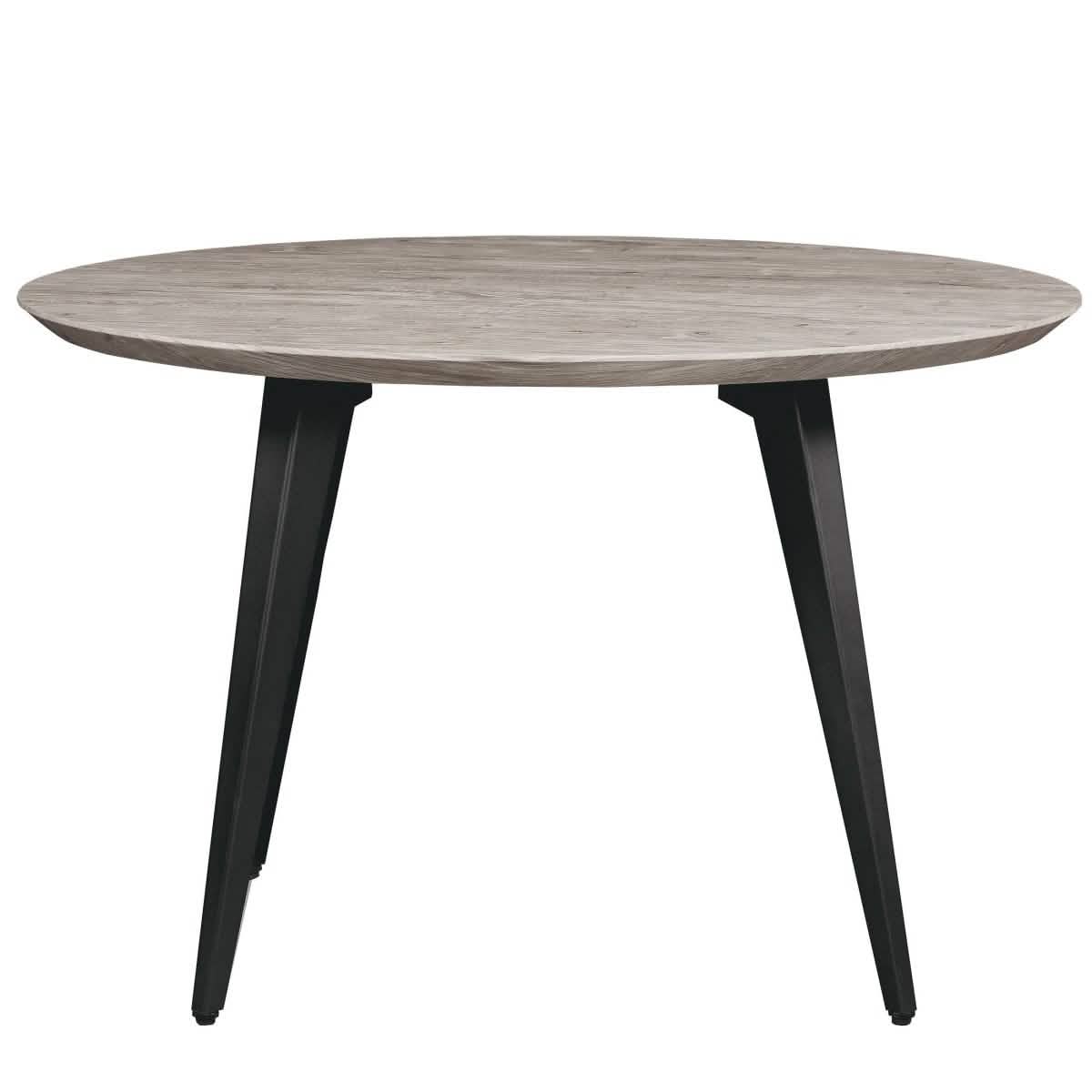 Ravenna 5 - Piece Dining Set 47" Round Dining Table 4 Leather Dining Chairs