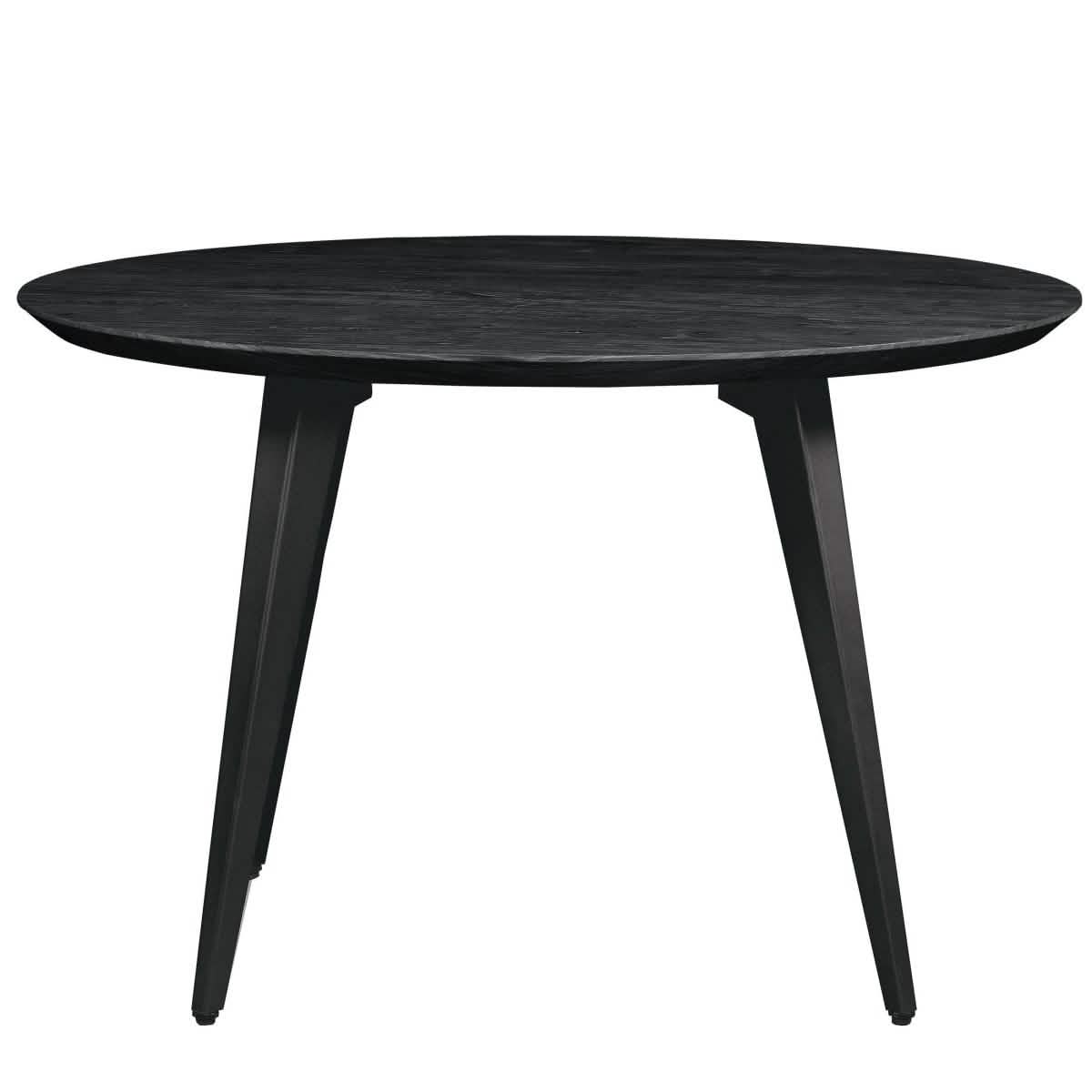 Ravenna 5 - Piece Dining Set 47" Round Dining Table 4 Leather Dining Chairs