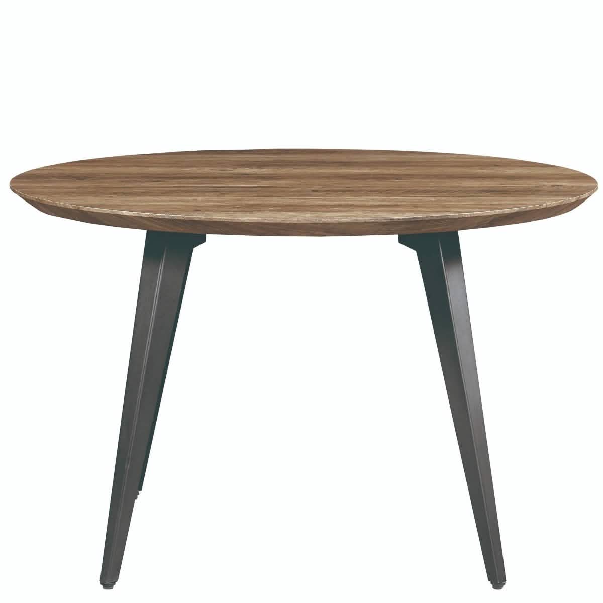 Ravenna 5 - Piece Dining Set 47" Round Dining Table 4 Leather Dining Chairs