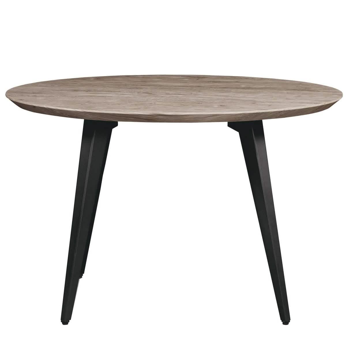 Ravenna 5 - Piece Dining Set 47" Round Dining Table 4 Leather Dining Chairs